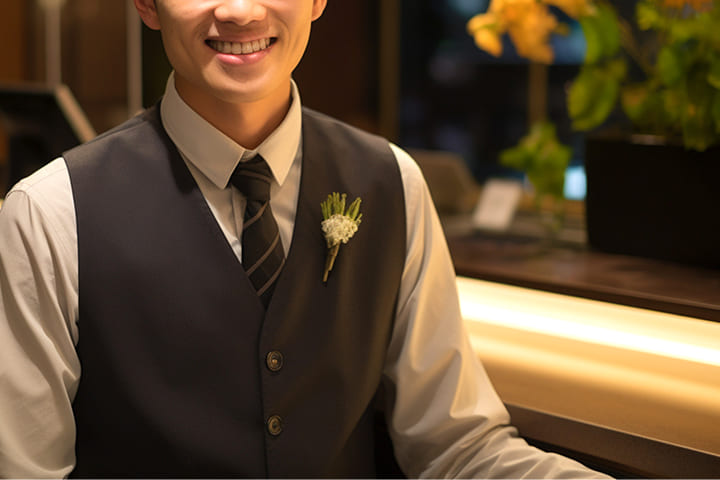 当日の流れ：到着から退店まで